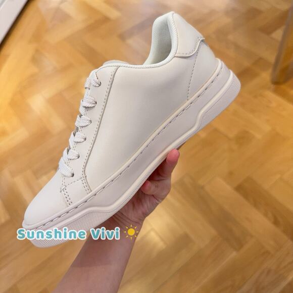 NWT Coach Women's High Line Sneaker With Heart Chalk Multi CBR66 us 8 - Picture 3 of 8